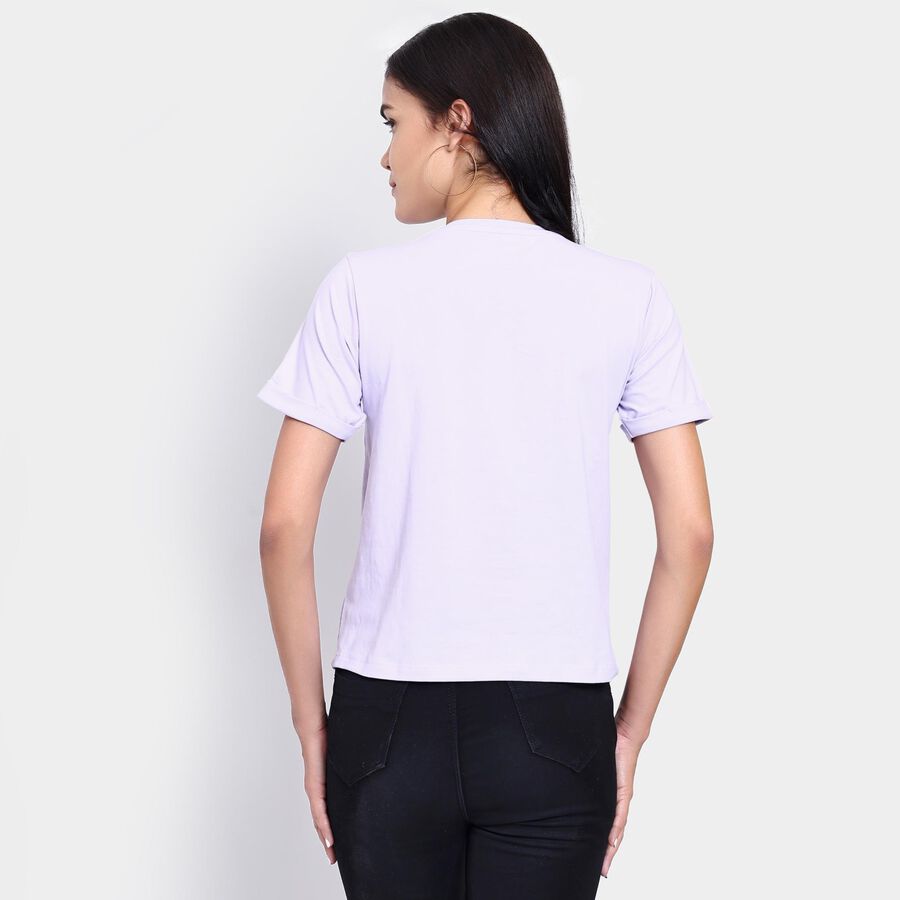 Ladies' Round Neck T-Shirt , Lilac, large image number null