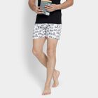 Men's 100% Cotton Boxers , सफ़ेद, small