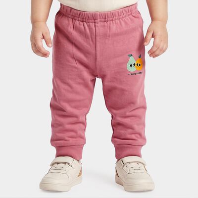 Infants Pink Jogger Graphic Printed Pyjama