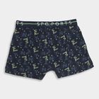 Boys' Dark Navy Printed Regular Fit Briefs, नेवी ब्लू, small image number null