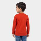 Boys Rust Round Neck Regular Boys T-Shirt, रस्ट, small