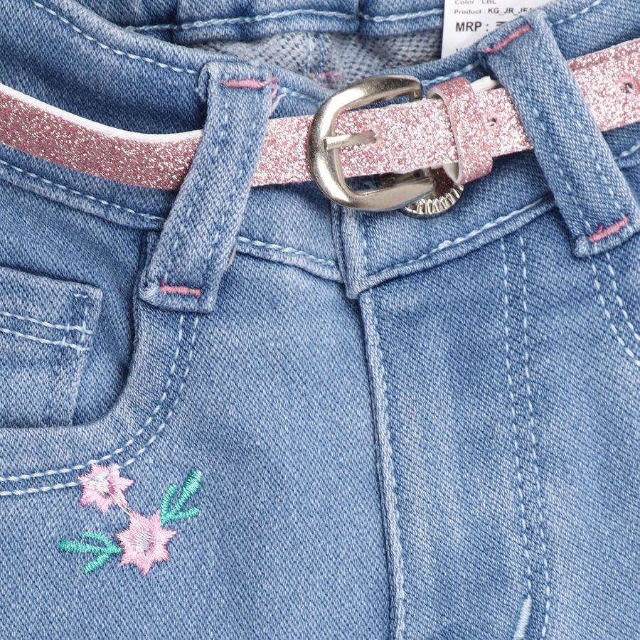 Girls' Jeans , Light Blue, large image number null