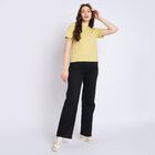 Ladies' 100% Cotton Round Neck T-Shirt , Khaki, small image number null