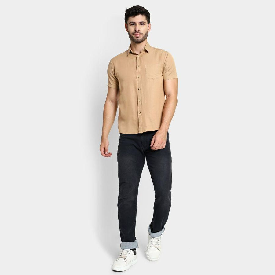 Men's Casual Shirt , गहरा पीला, large image number null
