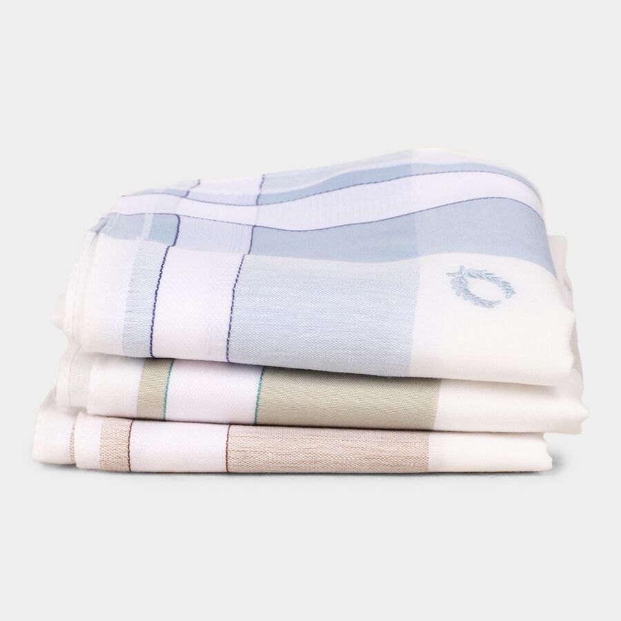 Men's 100% Cotton Hanky , White, large image number null