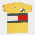 Boys' Half Sleeves T-Shirt, Yellow, small image number null