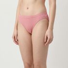 Women's Lilac Regular Fit Solid Panty, लाइलेक, small