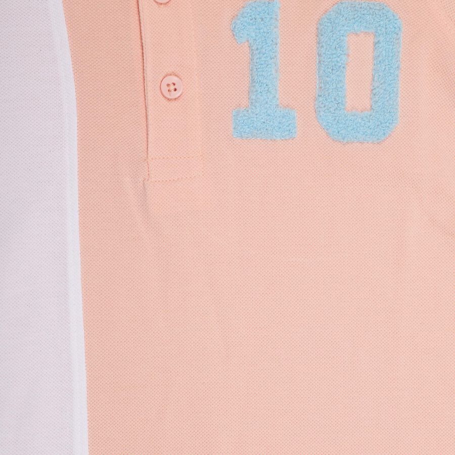 Boys' 100% Cotton Half Sleeves T-Shirt , Orange, large image number null