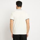 Men's Collared Half Sleeves T-Shirt , White, small image number null