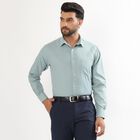 Men's Muted Teal Classic Formal Shirt, Teal Blue, small