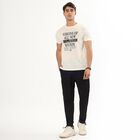 Men's Black Regular Fit Cargo Track Pants, Black, small image number null