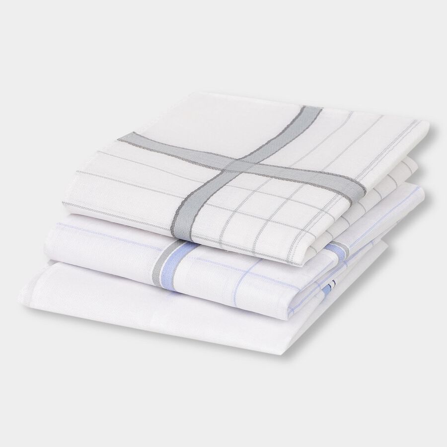 Men's Hanky, White, large