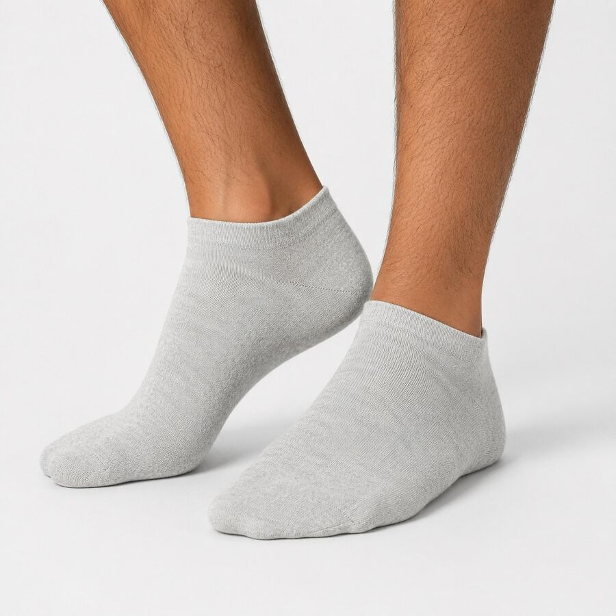 Men's Socks, Charcoal, large