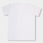 Boys' Half Sleeves T-Shirt, White, small image number null