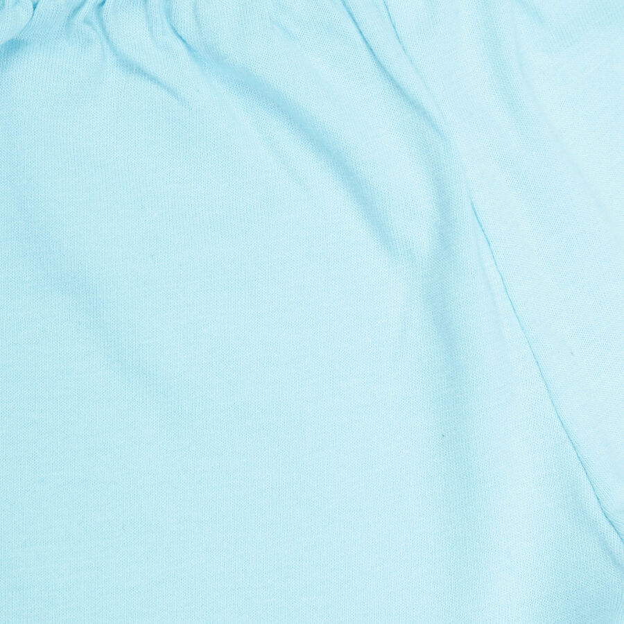 Infants Cotton Printed Baba Suit, Aqua, large image number null