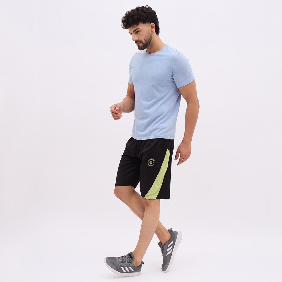 Men's Bermuda, काला, large image number null