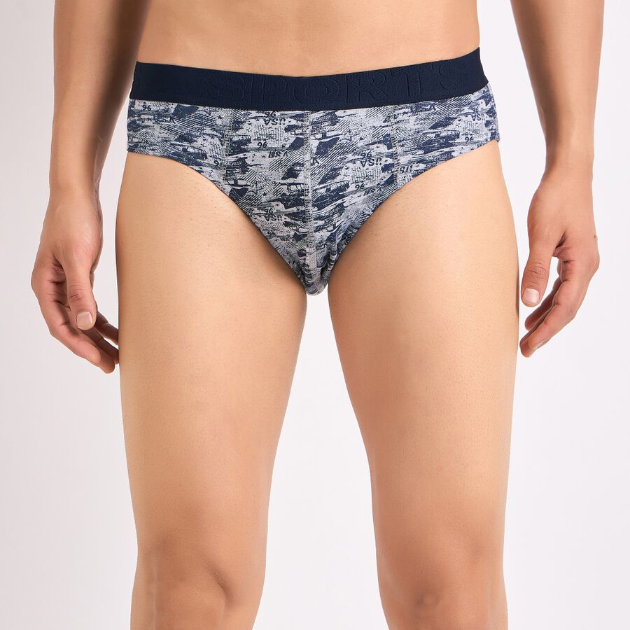 Men's Brief, Light Grey, large image number null