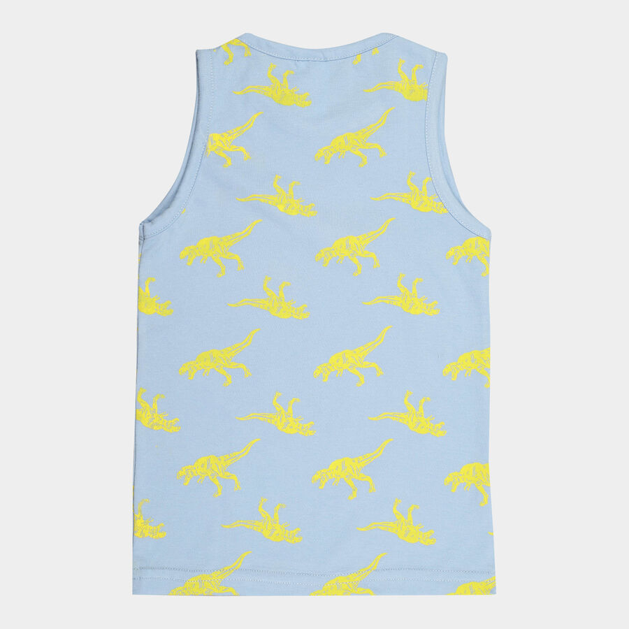 Boys All Over Print T-Shirt, हल्का नीला, large image number null