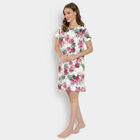 All Over Print Knee Length Women, White, small image number null