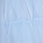Girls' Top Skirt, Light Blue, small