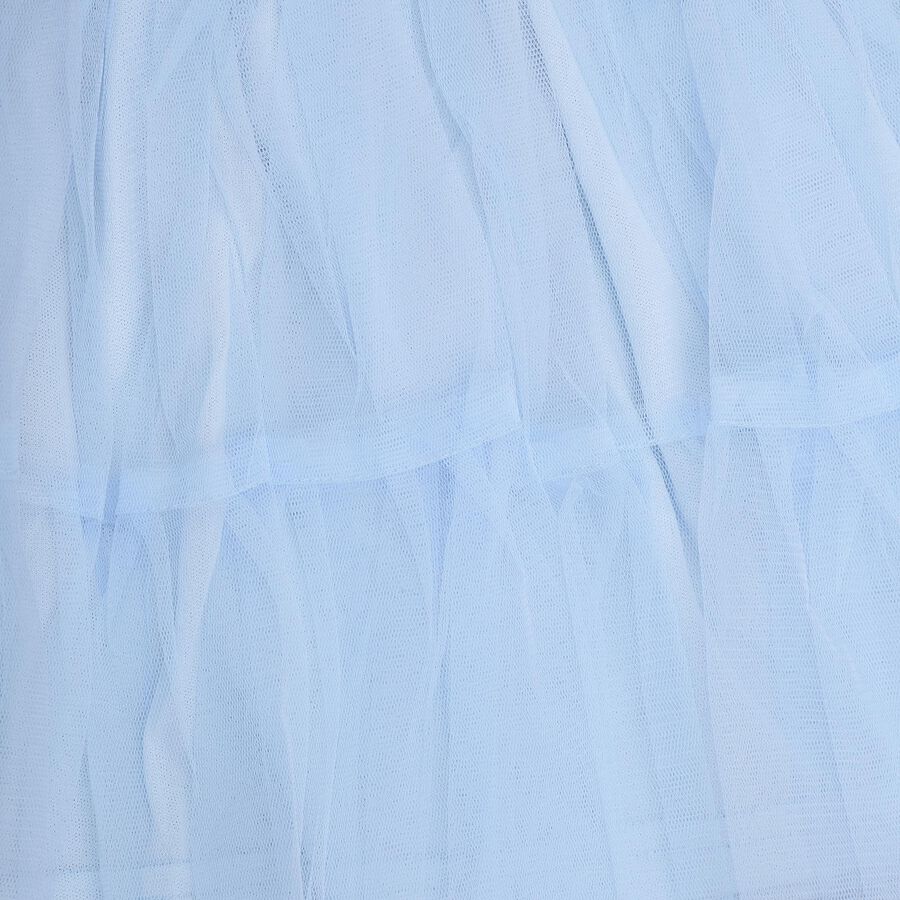 Girls' Top Skirt, Light Blue, large