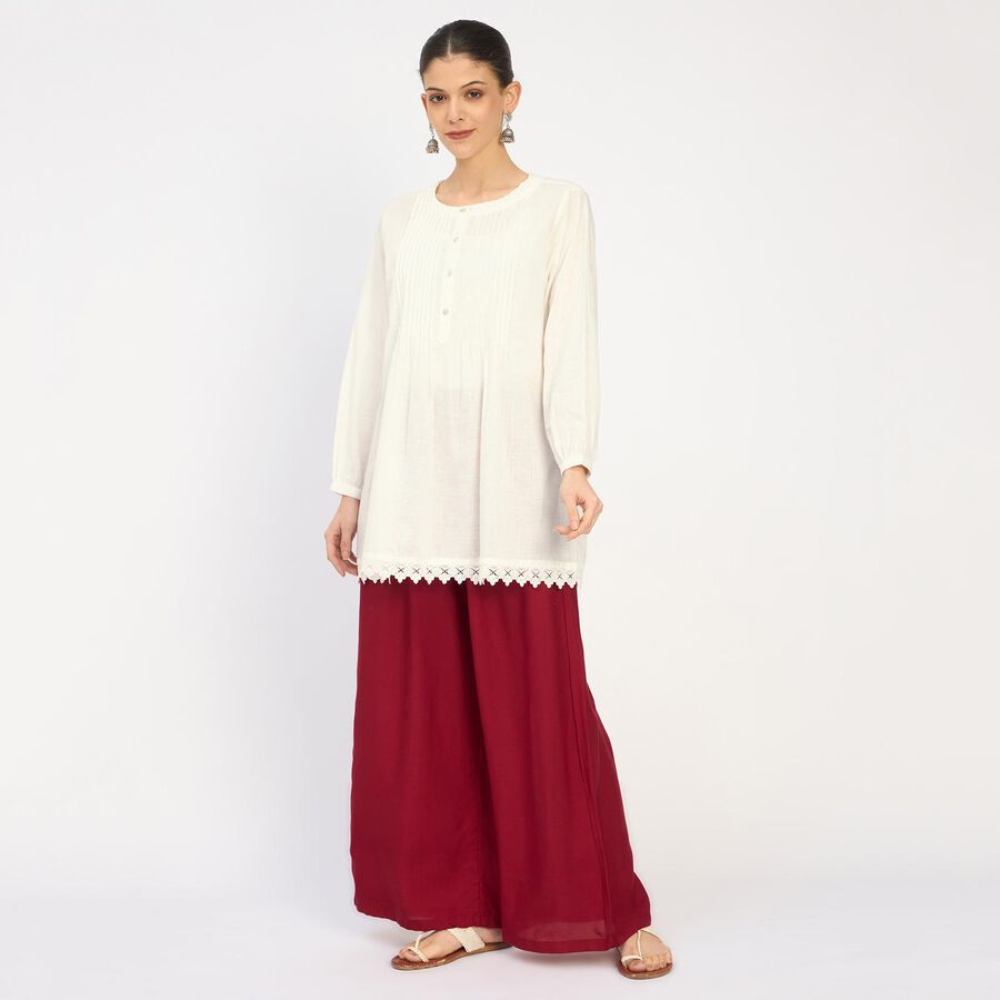 Ladies' Palazzos, मरून, large image number null