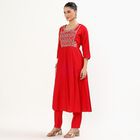 Ladies' Ethnic Set, Red, small