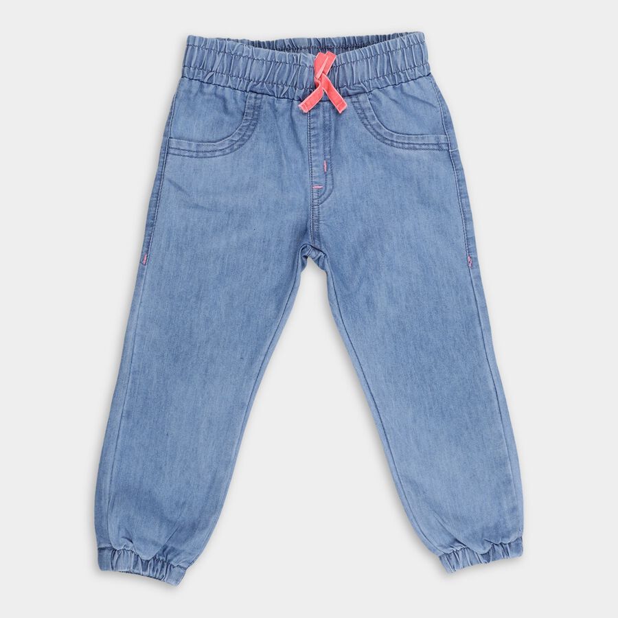 Girls' Jeans, Mid Blue, large image number null