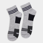 Men's Socks (Pack of 2), Melange Light Grey, small image number null