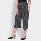 Ladies' Trousers , काला, small