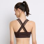 Ladies' Sports Bra , Brown, small image number null