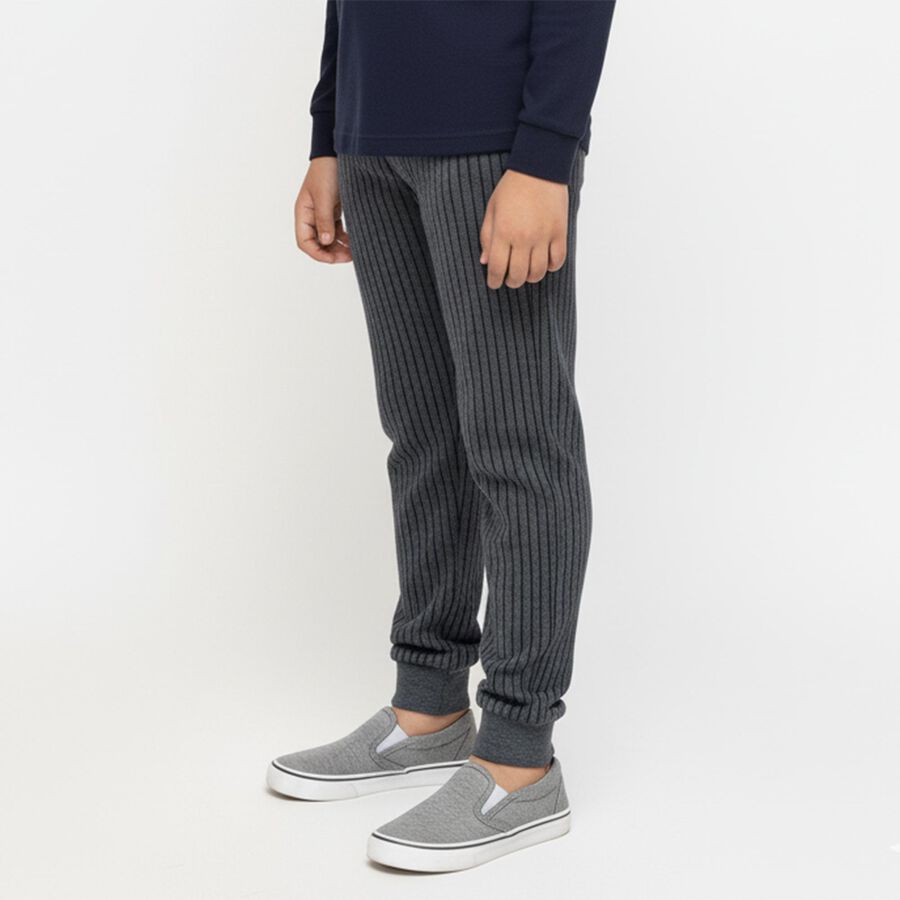 Boys' Thermal Lower, मिश्रित नीला, large image number null