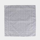Men Grey Checked Pack of 3 Handkerchief, Dark Grey, small
