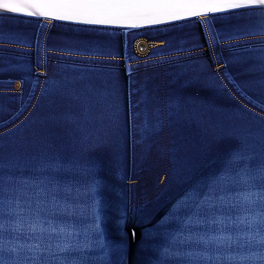 Men's Jeans, Dark Blue, large image number null