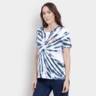 Ladies' 100% Cotton Round Neck T-Shirt, ऑफ व्हाइट, small