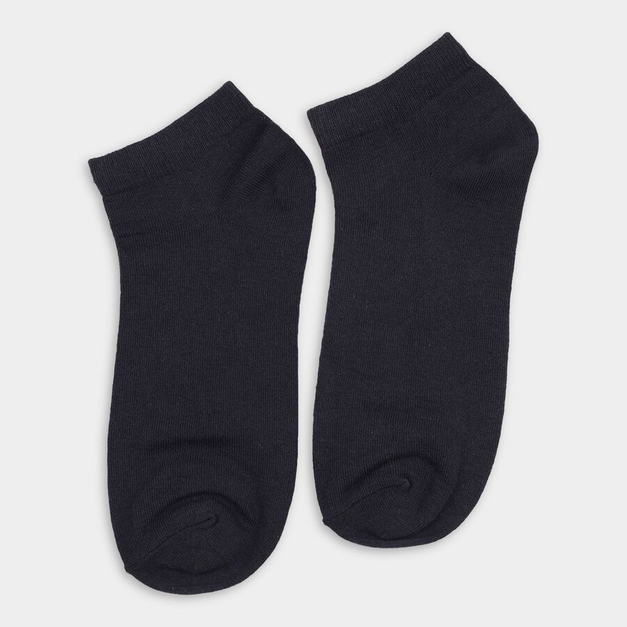 Men's Socks (Pack of 3), नेवी ब्लू, large