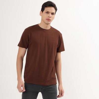 Men's Round Neck Half Sleeves T-Shirt 