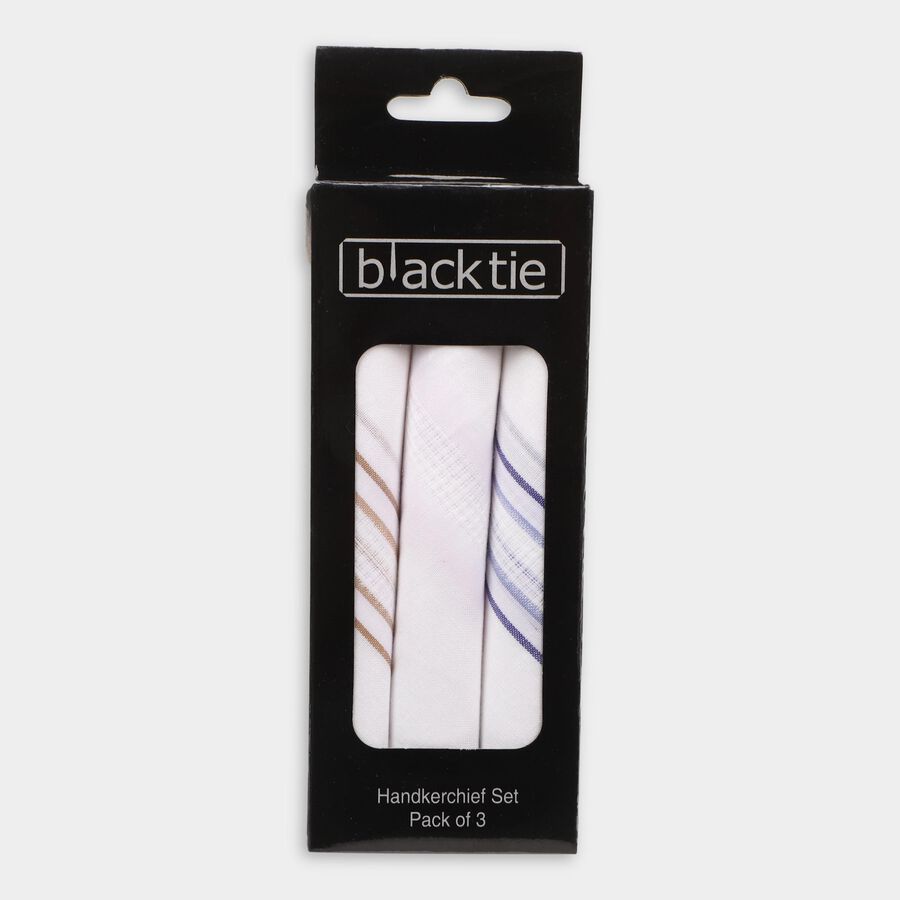 Men's Hanky , सफ़ेद, large image number null