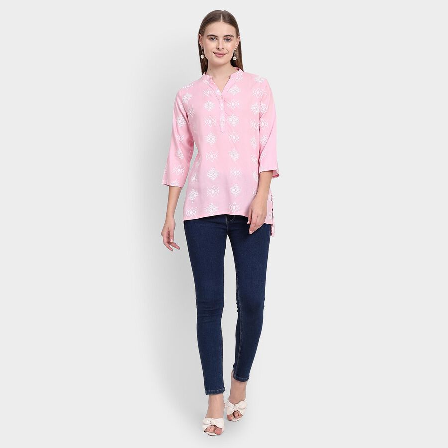 Ladies' Kurti, Light Pink, large image number null