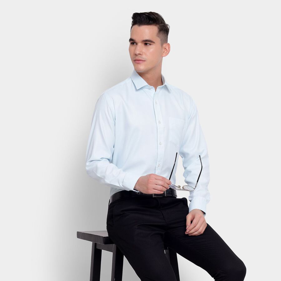 Men's Formal Shirt, एक्वा, large image number null