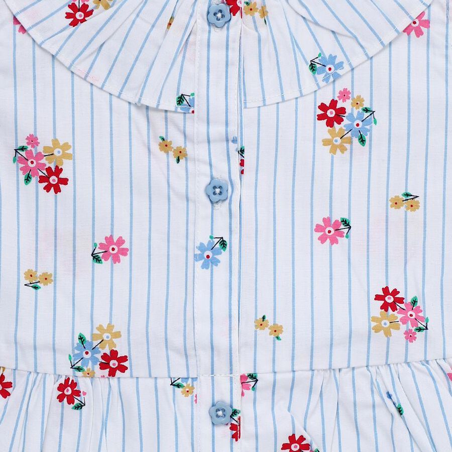 Girls' Frock, Light Blue, large