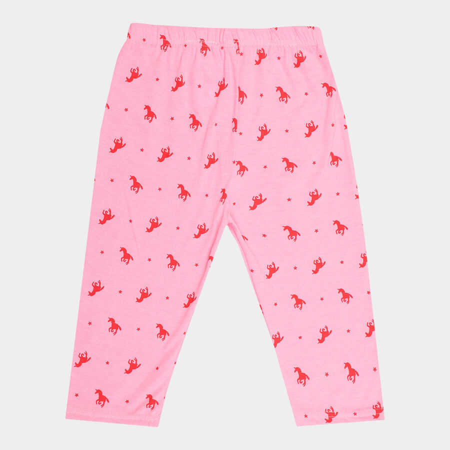 Girls All Over Print Capri, Pink, large image number null