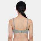 Women's Light Green Sweetheart Neck Padded Underwired T-Shirt Bra, Light Green, small