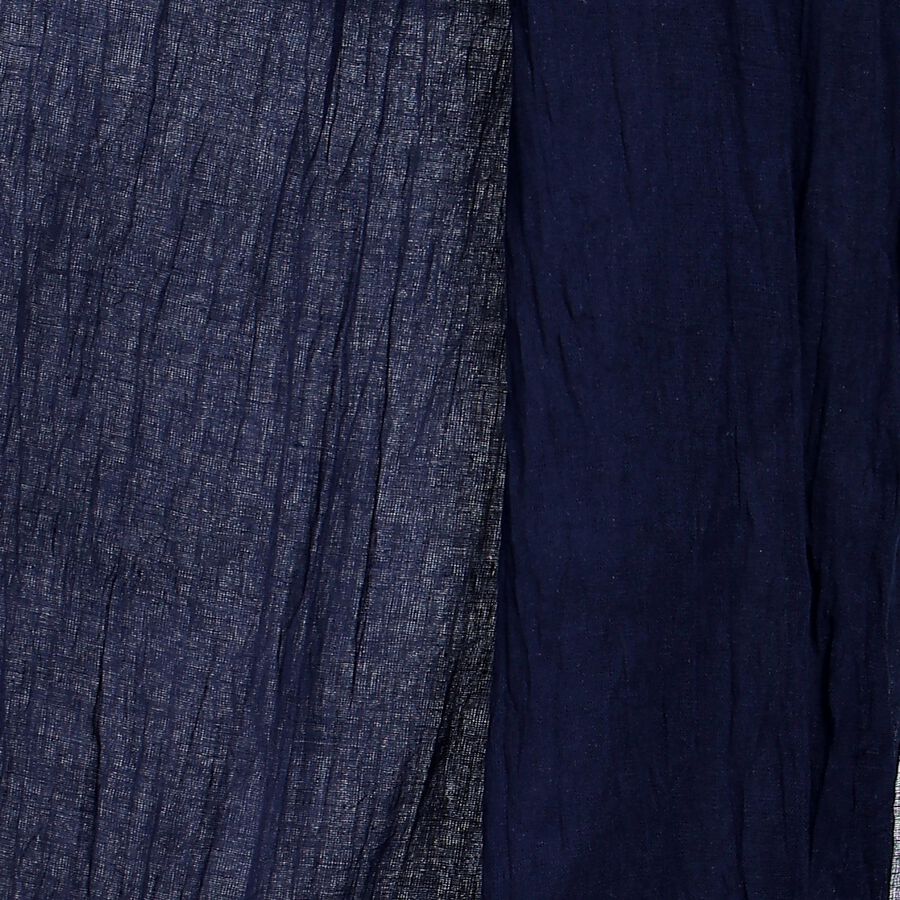 Ladies' Dupatta, Navy Blue, large image number null