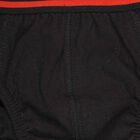 Boys Cotton Solid Brief, Black, small image number null