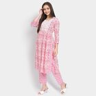 Ladies' Ethnic Set, गुलाबी, small image number null