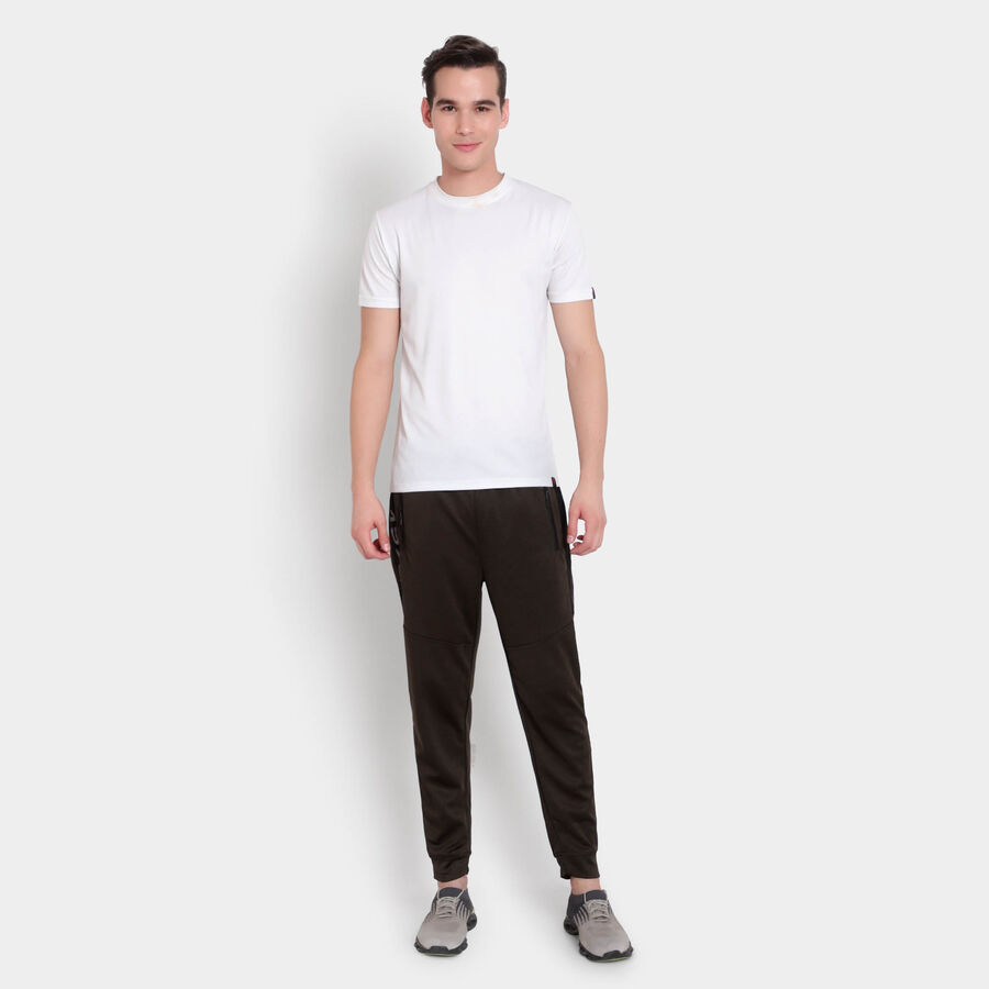 Printed Track Pants, Olive, large image number null