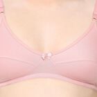 Ladies' 100% Cotton Bra , Light Pink, small image number null