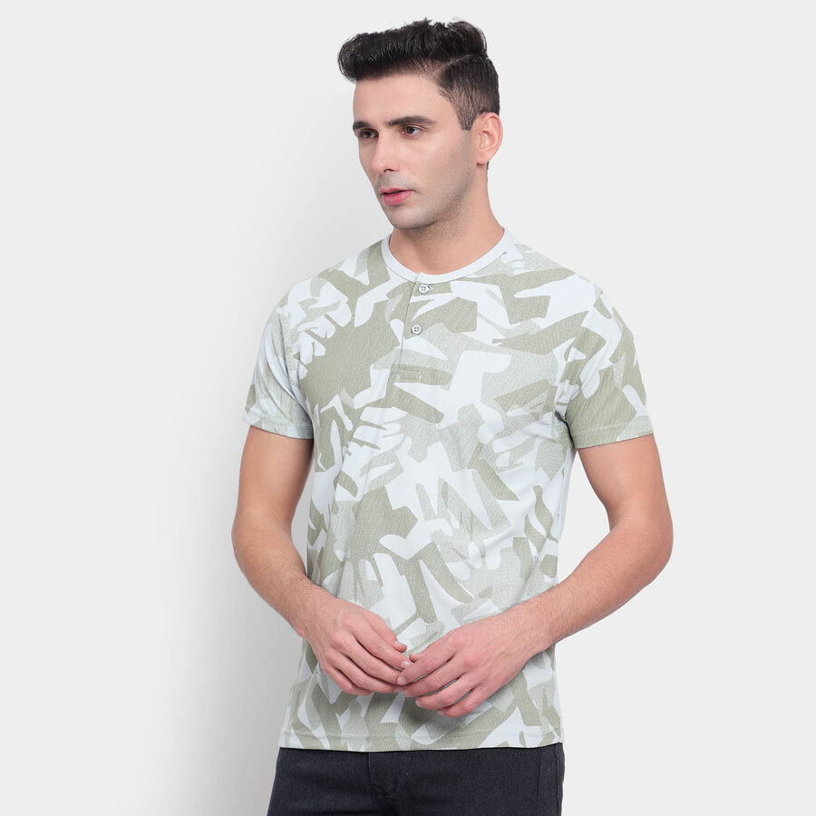 Henley T-Shirt, Light Grey, large image number null