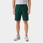 Men's Green Regular Fit Drawstring Jamaican Shorts, हल्का हरा, small